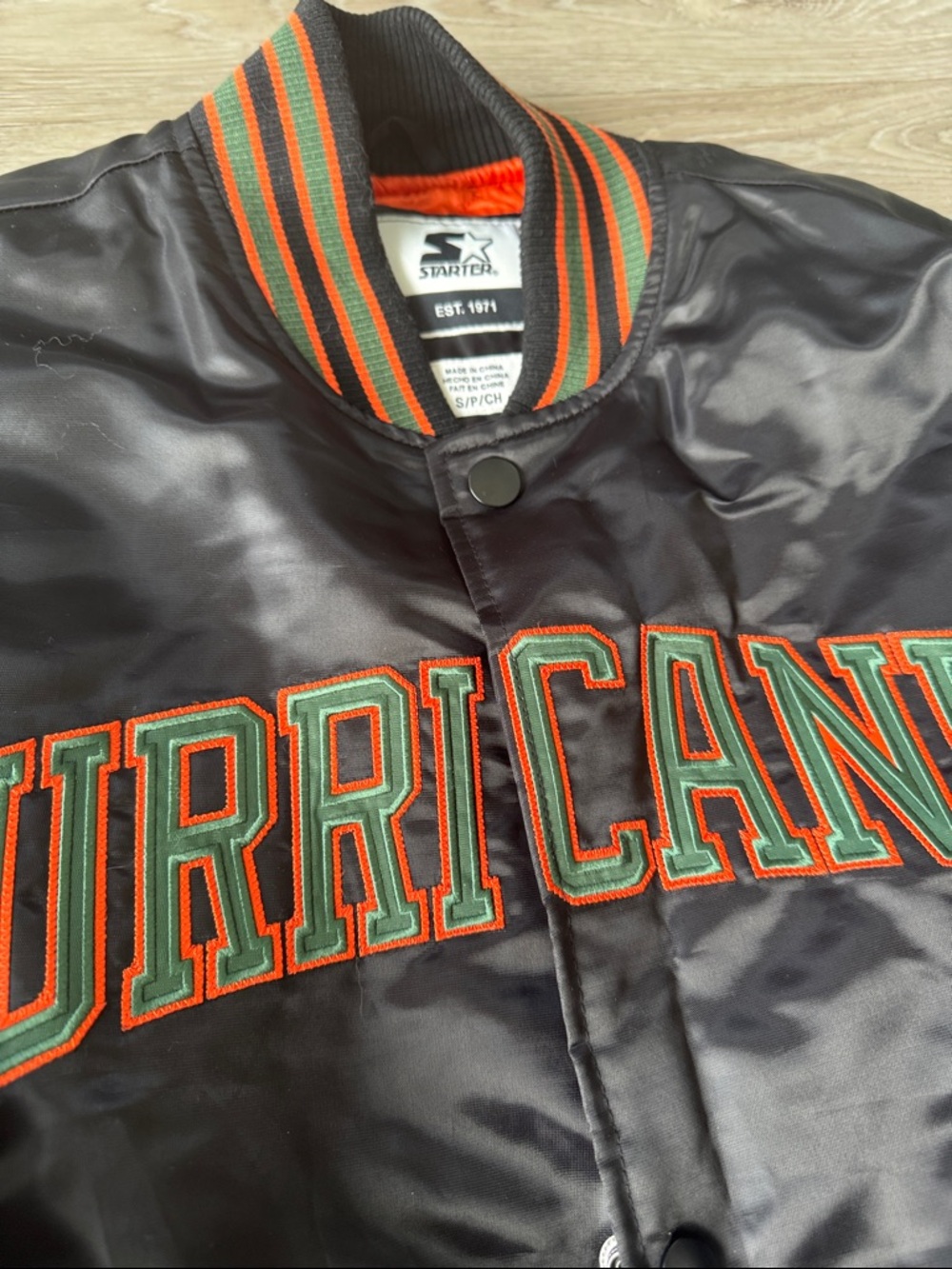 Miami Hurricanes Starter Jacket - Picture 2 of 8